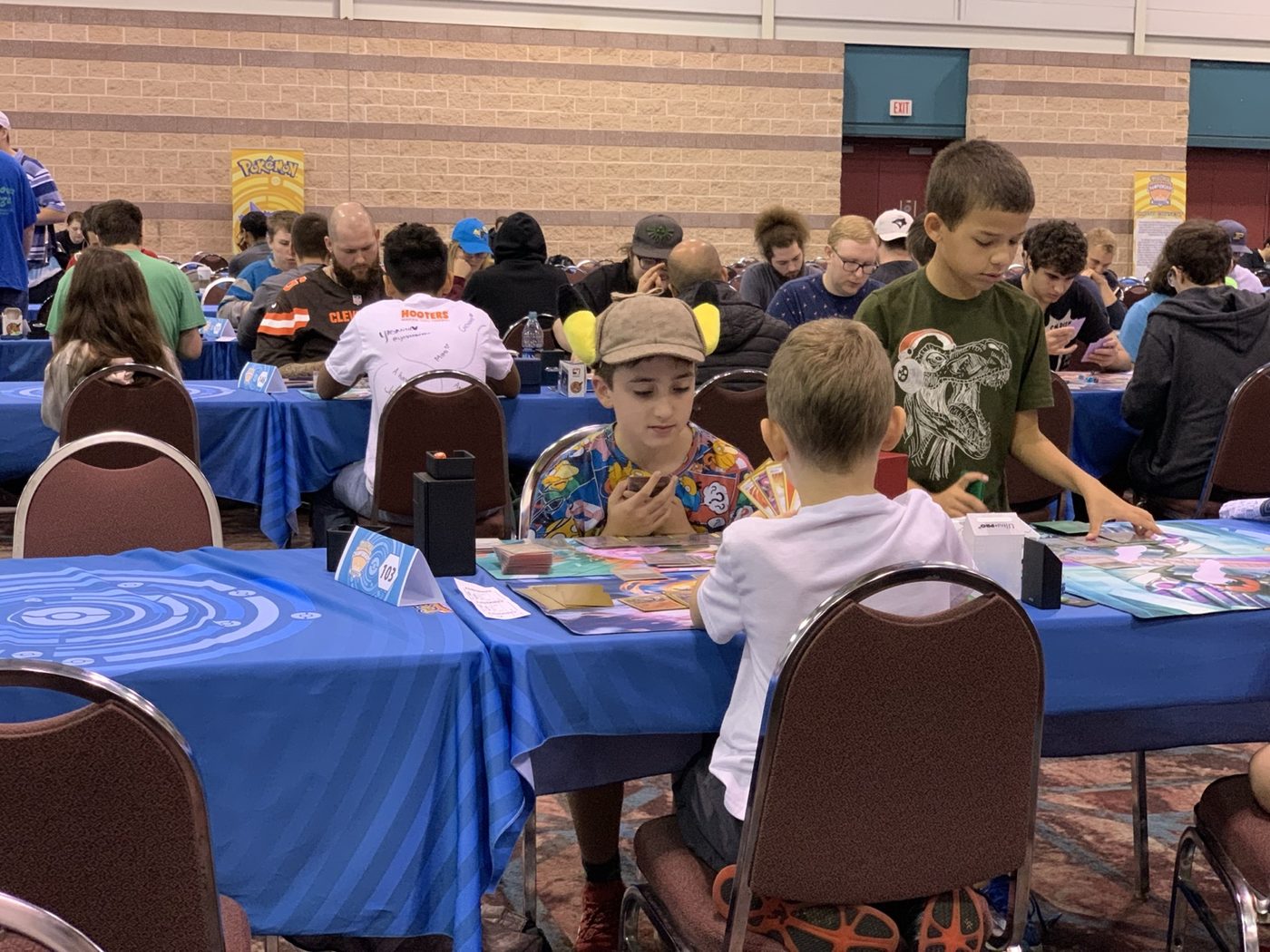 Charlie competing at a Pokémon Regional Championship in 2019